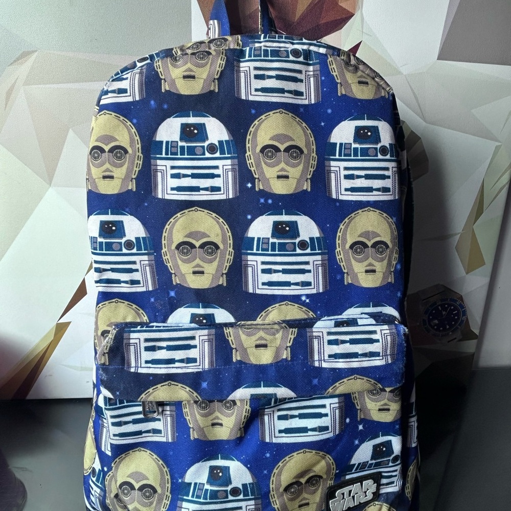 Star Wars Blue and Gold Backpack Iconic Design